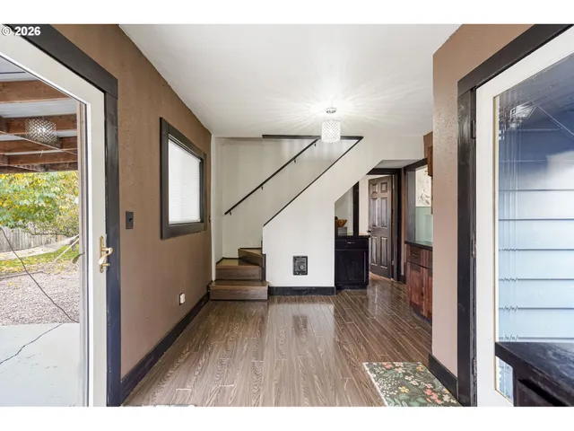a view interior of the house and wooden floor