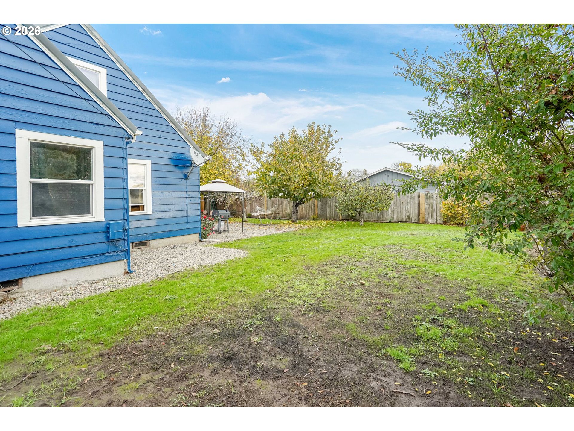 4810 Rickman Road Northeast Keizer, OR 97303 - Photo 37 of 42 a view of a backyard with a garden