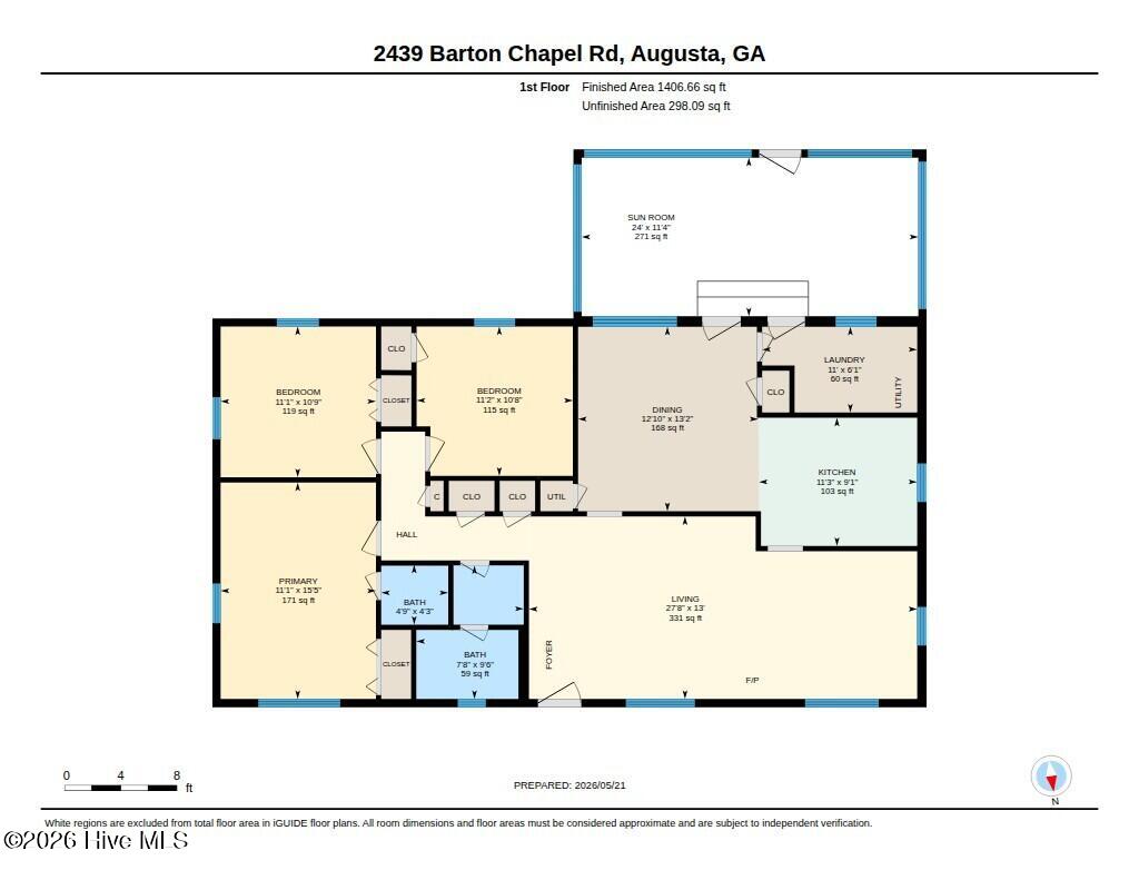 2439 Barton Chapel Road Augusta, GA 30906 - Photo 35 of 35 2439 Barton Chapel Floorplan