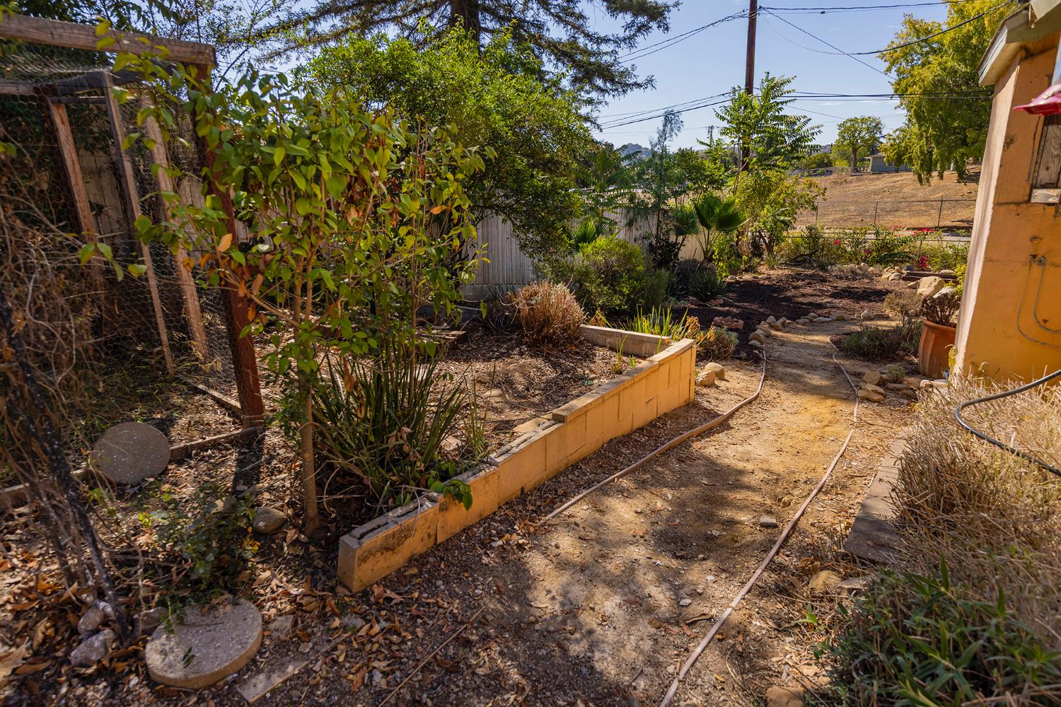 228 High Street Oak View, CA 93022 - Photo 24 of 28 a view of a yard with wooden fence