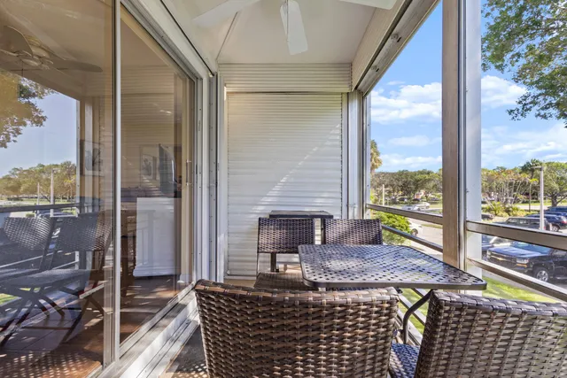 a room with furniture