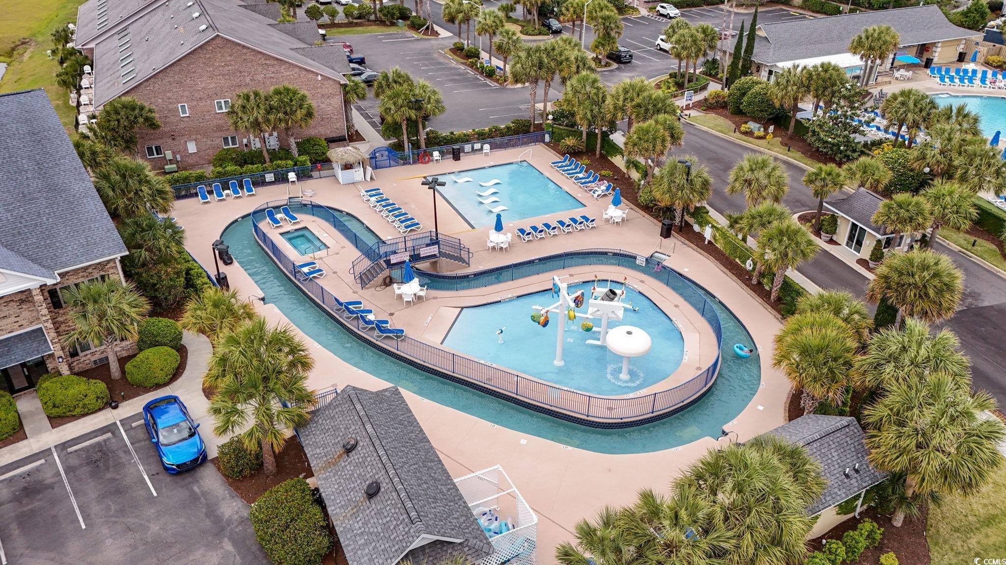 207 Double Eagle Drive, Unit F3 Myrtle Beach, SC 29575 - Photo 37 of 40 Aerial view of a pool area