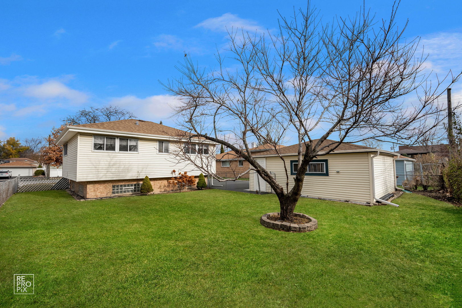 502 East Memorial Road Bensenville, IL 60106 - Photo 20 of 20 a view of a house with backyard and a tree