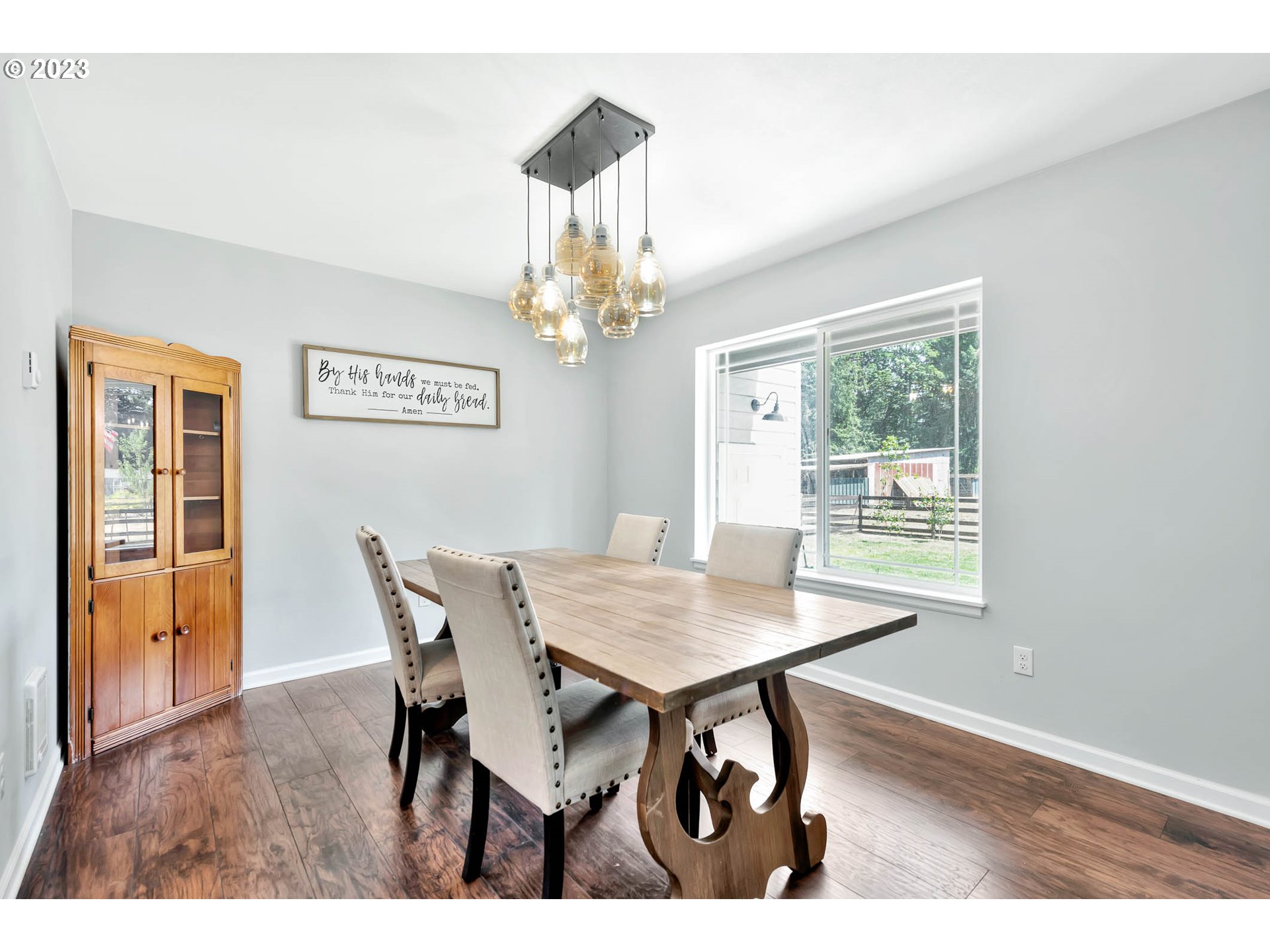 88750 Potter Lane Springfield, OR 97478 - Photo 8 of 43 a view of a dining room with furniture window and outside view