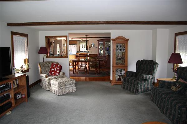 289 Hurricane Hill Road Mason, NH 03048 - Photo 17 of 30 a living room with furniture and a flat screen tv