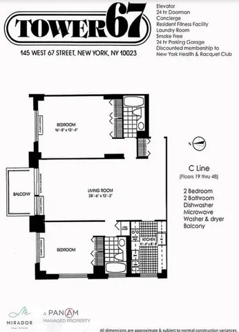 $8,450 | 145 West 67th Street, Unit 26C | Upper West Side
