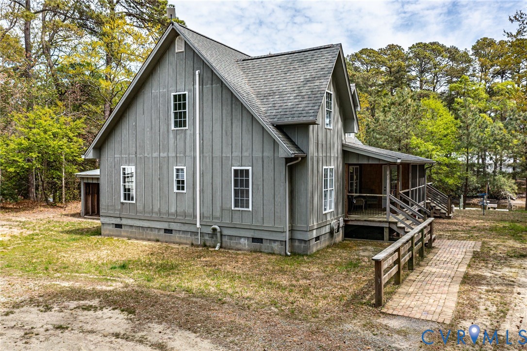 193 Deep Water Lane Reedville, VA 22539 - Photo 62 of 84 This property features a board and batten exterior