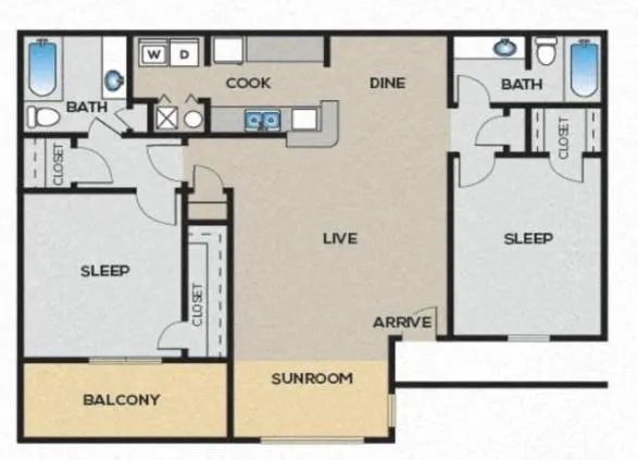 $1,734 | 100 Crossing Boulevard, Unit 1518, McDonough, GA 30253