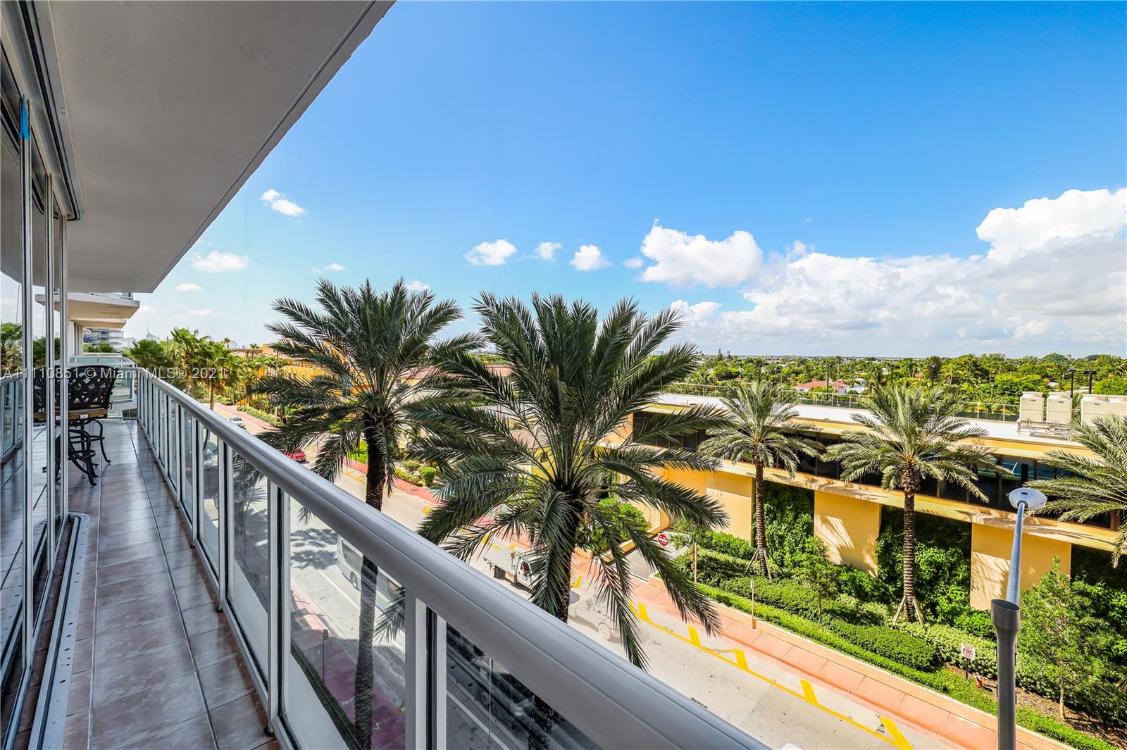 8925 Collins Avenue, Unit 5E Surfside, FL 33154 - Photo 38 of 54 a view of balcony with furniture
