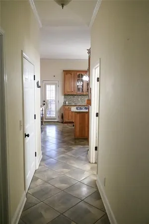 a bedroom with a bed and furniture