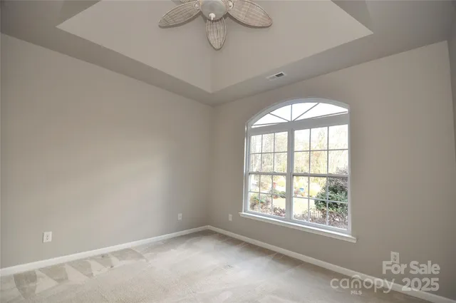 a view of small space with wooden floor