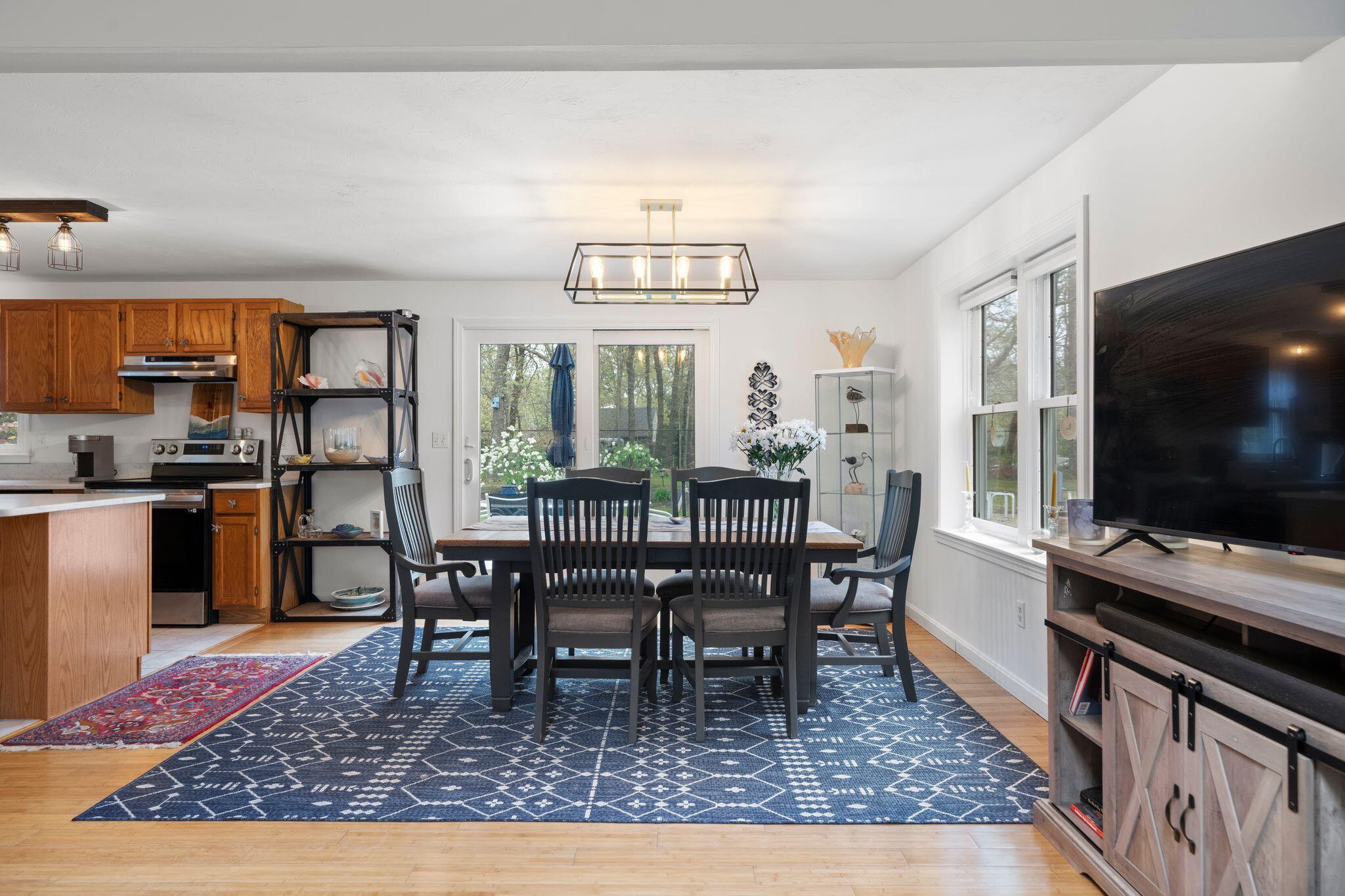 40 Sam Ryder Road Chatham, MA 02633 - Photo 20 of 42 a view of a dining room with furniture window and wooden floor