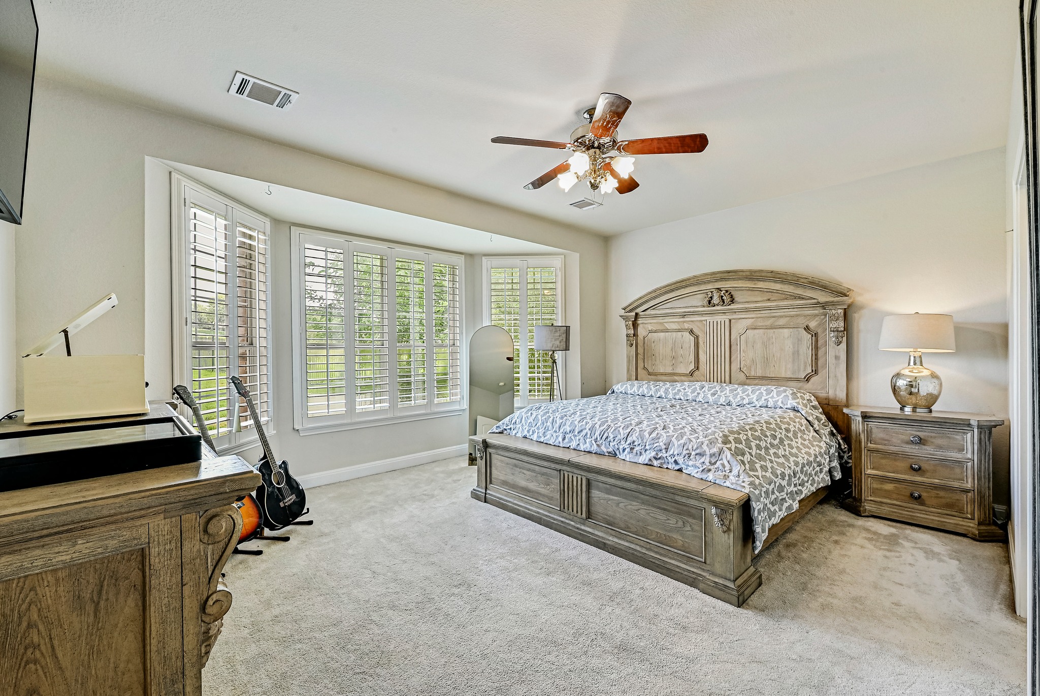 2408 Amen Corner Road Pflugerville, TX 78660 - Photo 18 of 40 Bay window with white plantation shutters