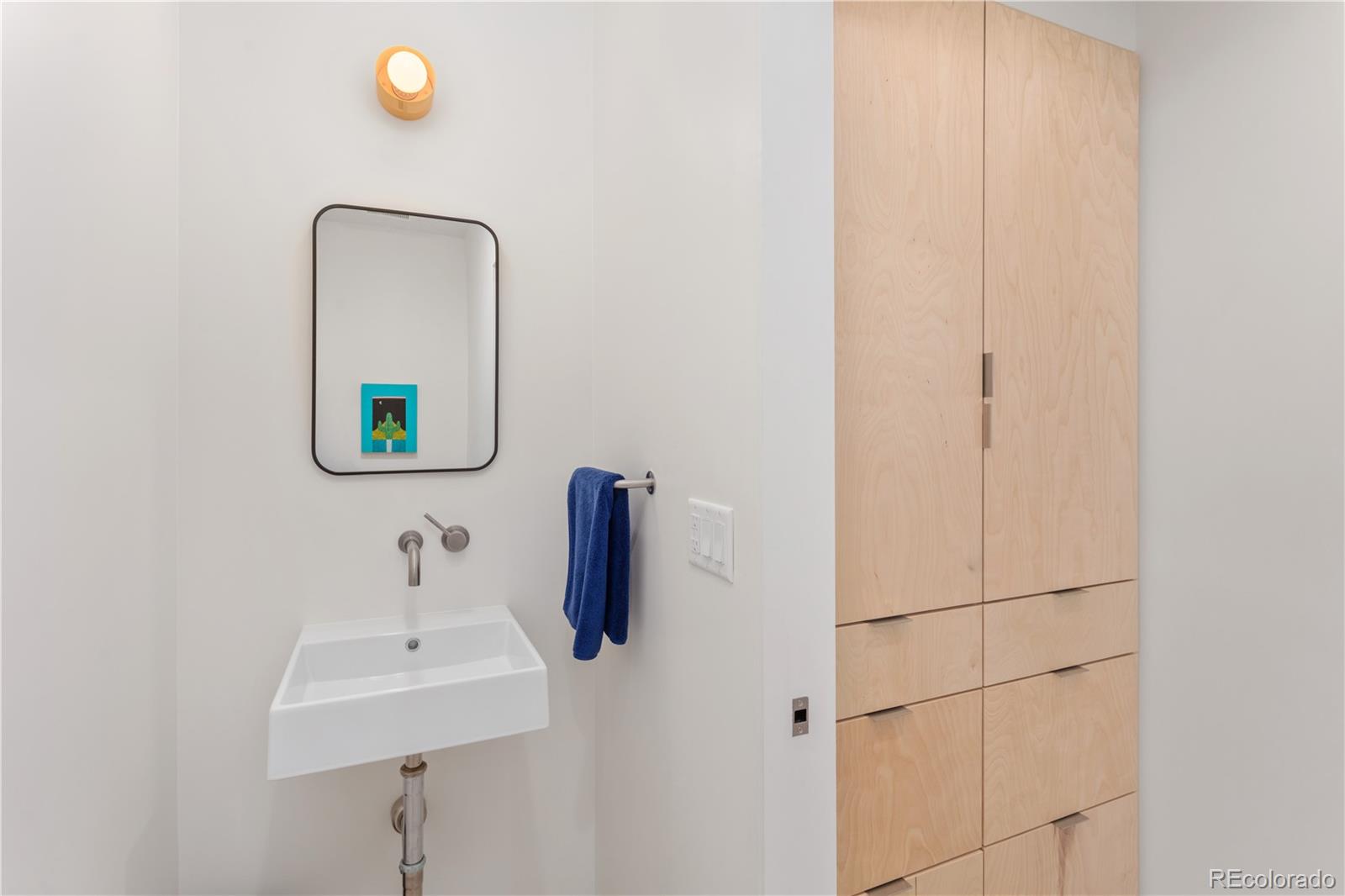 1276 Sycamore Road Crestone, CO 81131 - Photo 11 of 48 a bathroom with a sink and a mirror