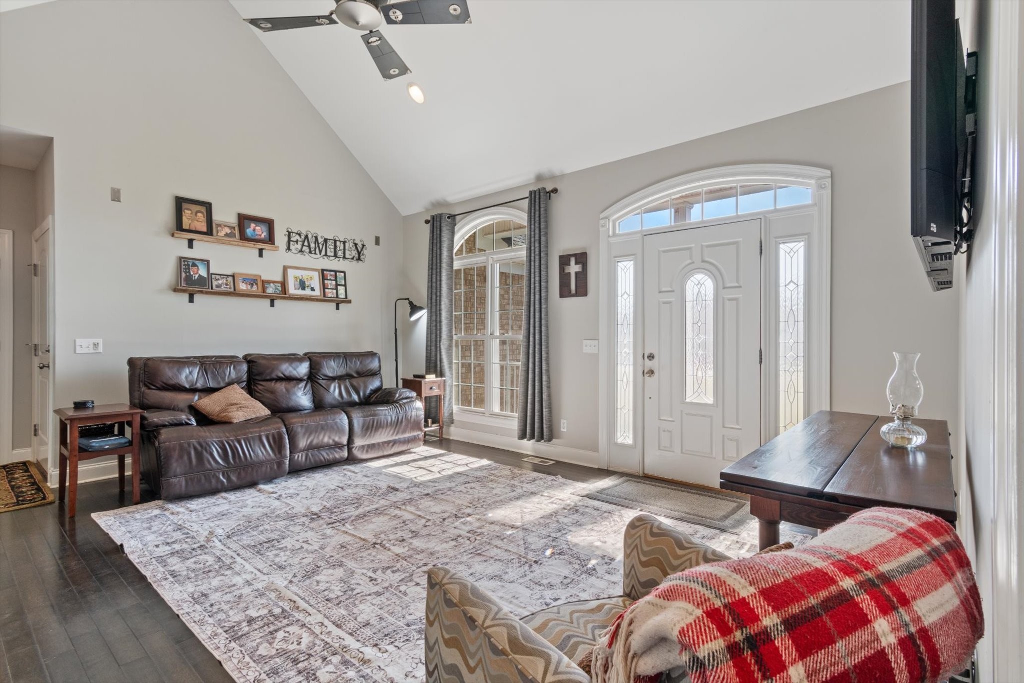 5087 Asbury Road Manchester, TN 37355 - Photo 16 of 33 a bedroom with a bed and wooden floor
