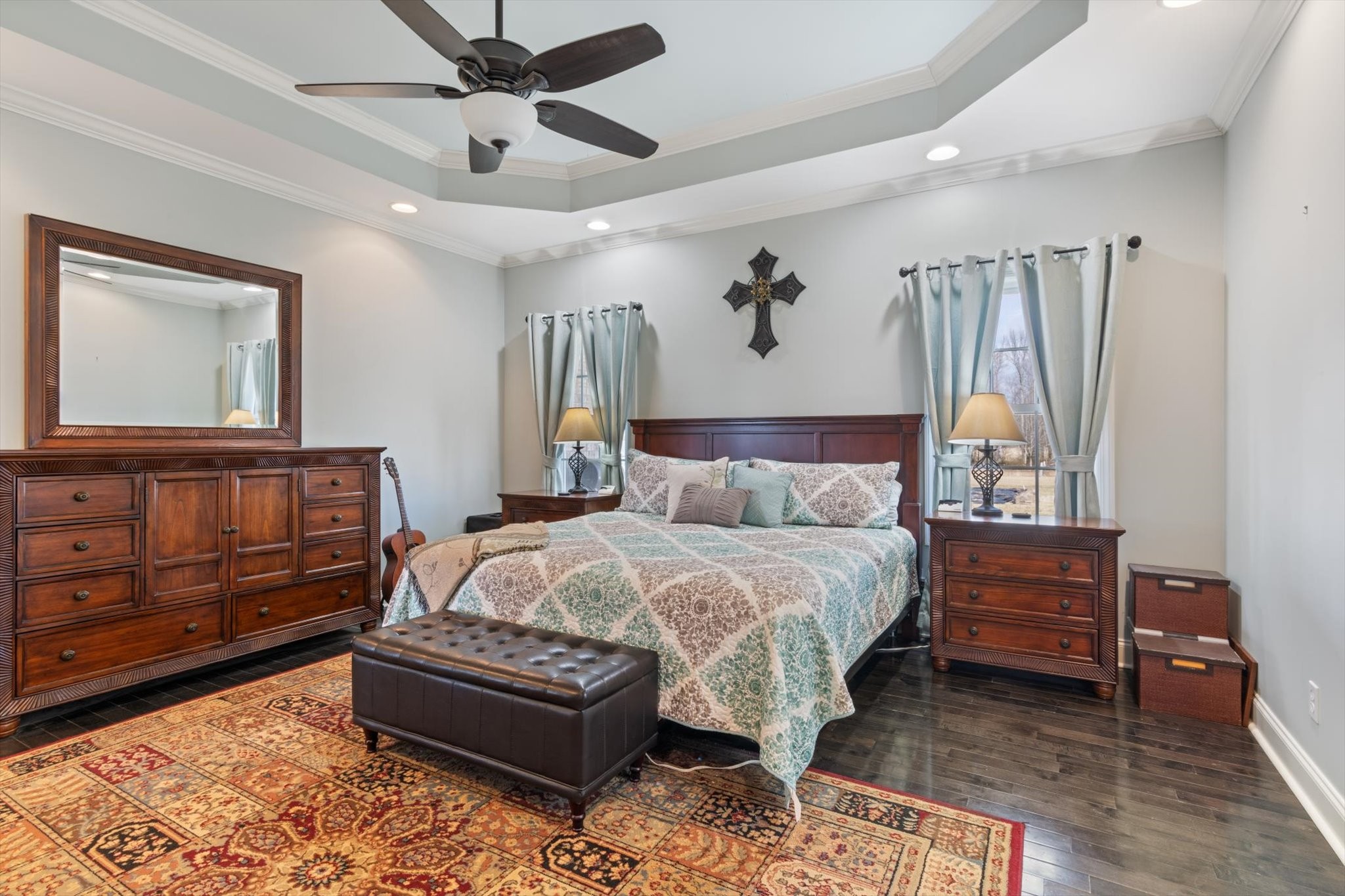 5087 Asbury Road Manchester, TN 37355 - Photo 24 of 33 a bedroom with a bed and a dresser