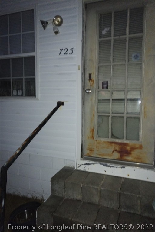723 Fox Road Hamlet, NC 28345 - Photo 3 of 26 a view of wooden door