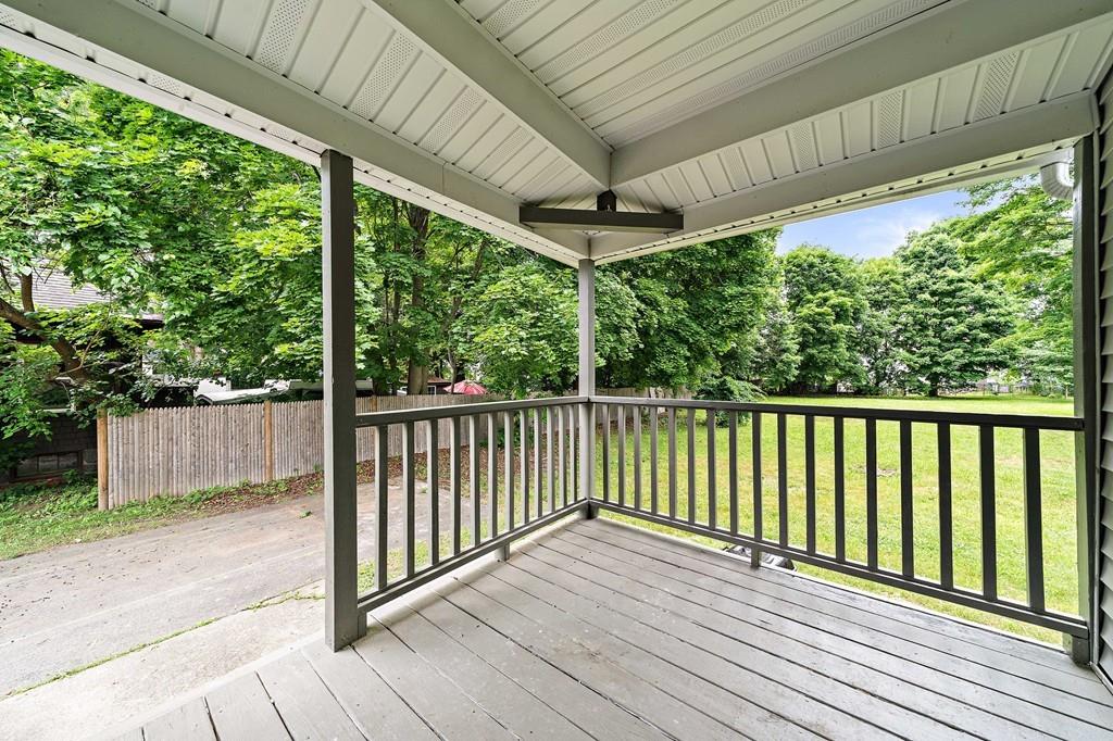 12 Madison Street Taunton, MA 02780 - Photo 19 of 23 a view of a wooden deck