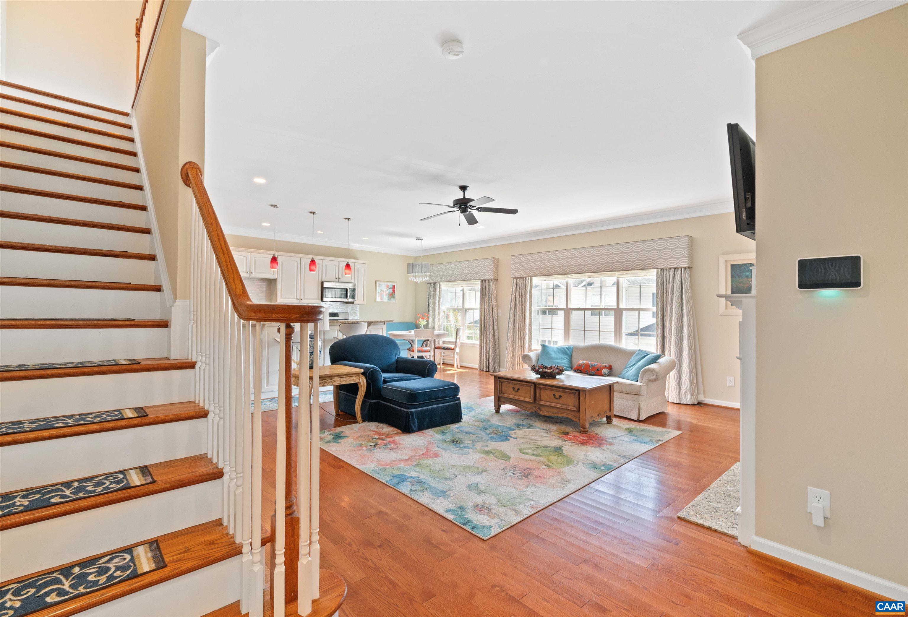 371 Quarry Road Charlottesville, VA 22902 - Photo 16 of 52 a living room with furniture and a fireplace