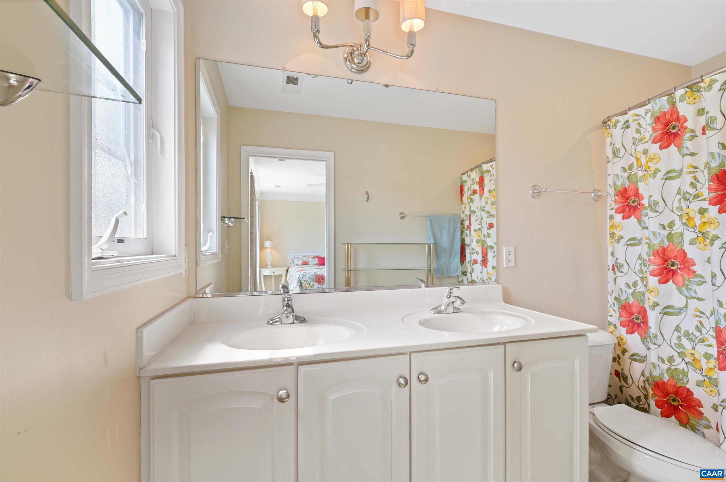 371 Quarry Road Charlottesville, VA 22902 - Photo 21 of 52 a bathroom with a sink vanity and a mirror