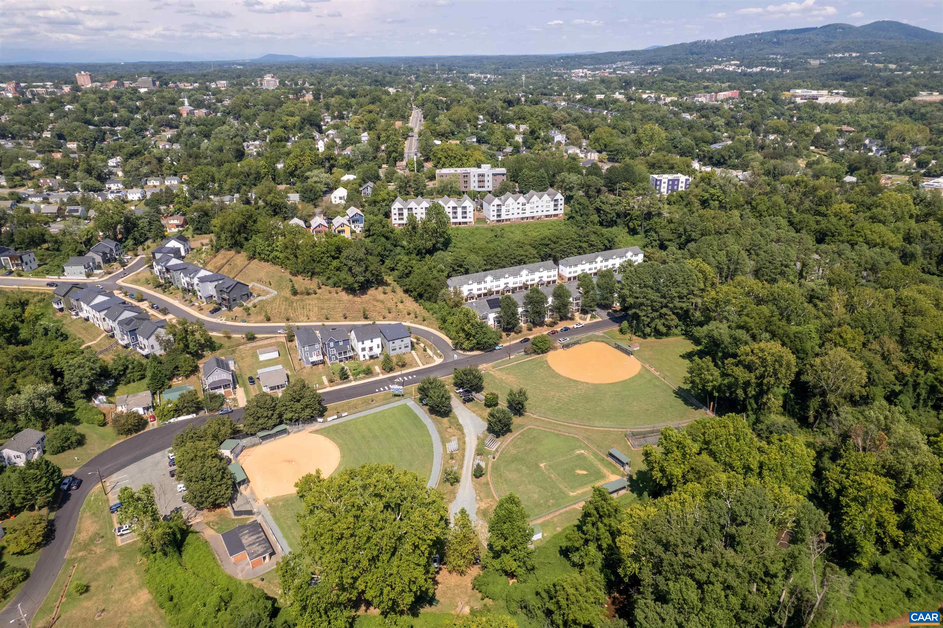 371 Quarry Road Charlottesville, VA 22902 - Photo 46 of 52 an aerial view of residential houses with outdoor space and trees