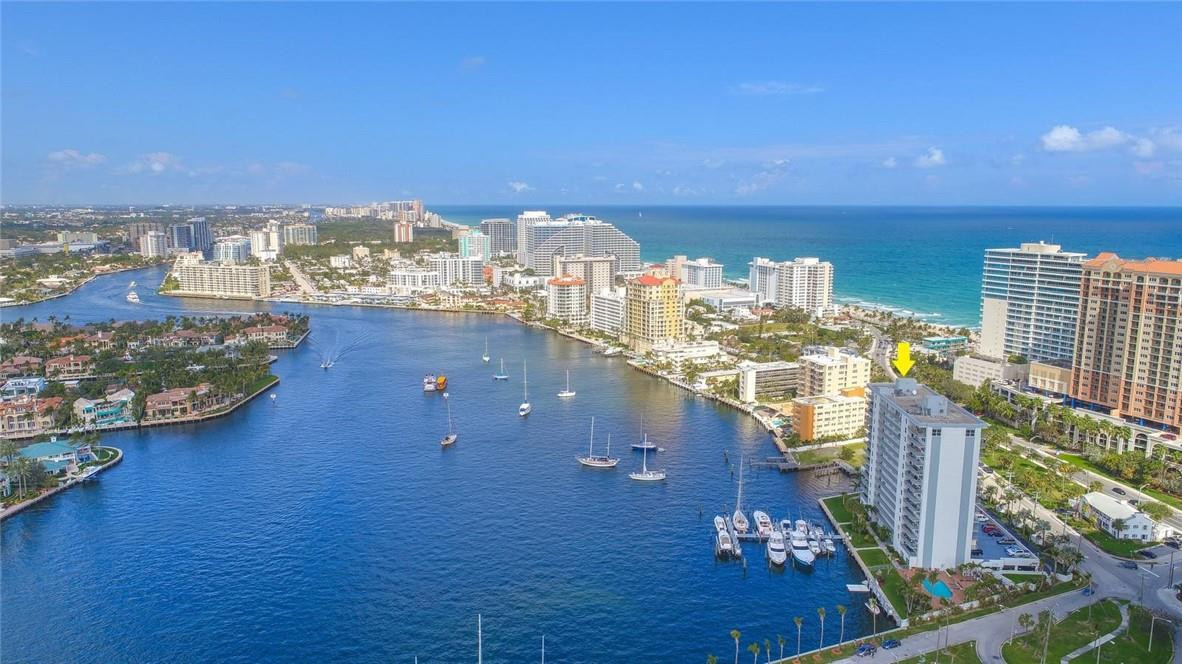 77 South Birch Road, Unit 5A Fort Lauderdale, FL 33316 - Photo 1 of 54 Aerial of Building & Intracoastal