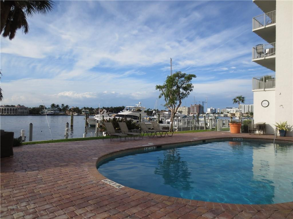 77 South Birch Road, Unit 5A Fort Lauderdale, FL 33316 - Photo 41 of 54 Pool & Intracoastal