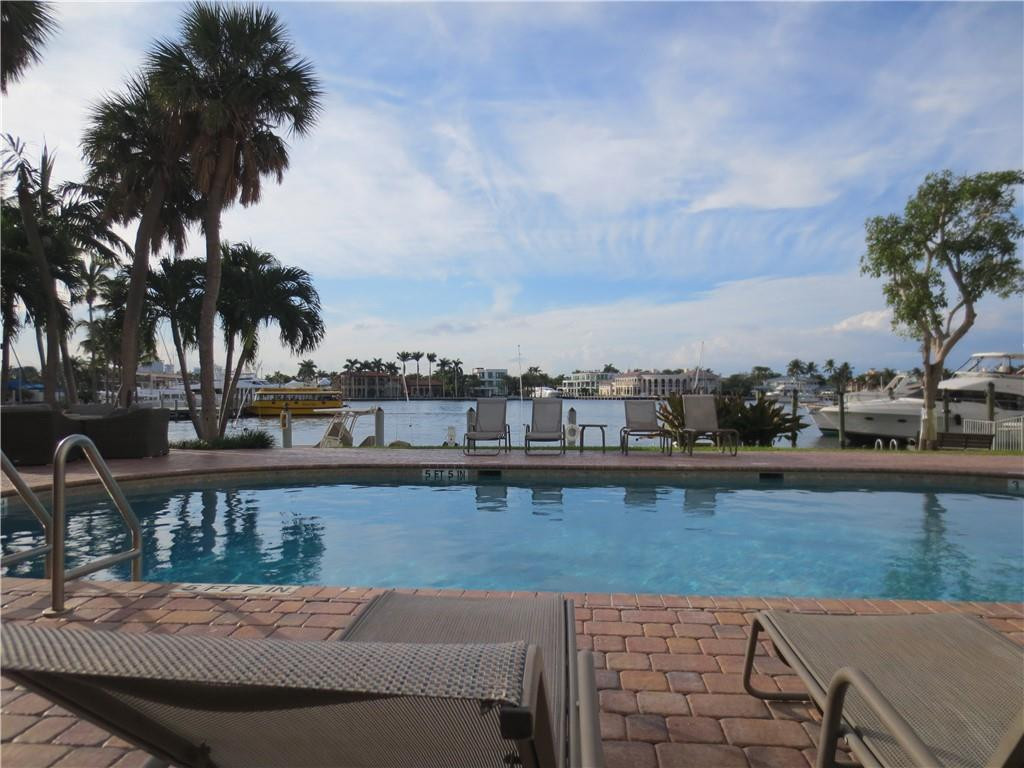 77 South Birch Road, Unit 5A Fort Lauderdale, FL 33316 - Photo 43 of 54 Pool & Intracoastal