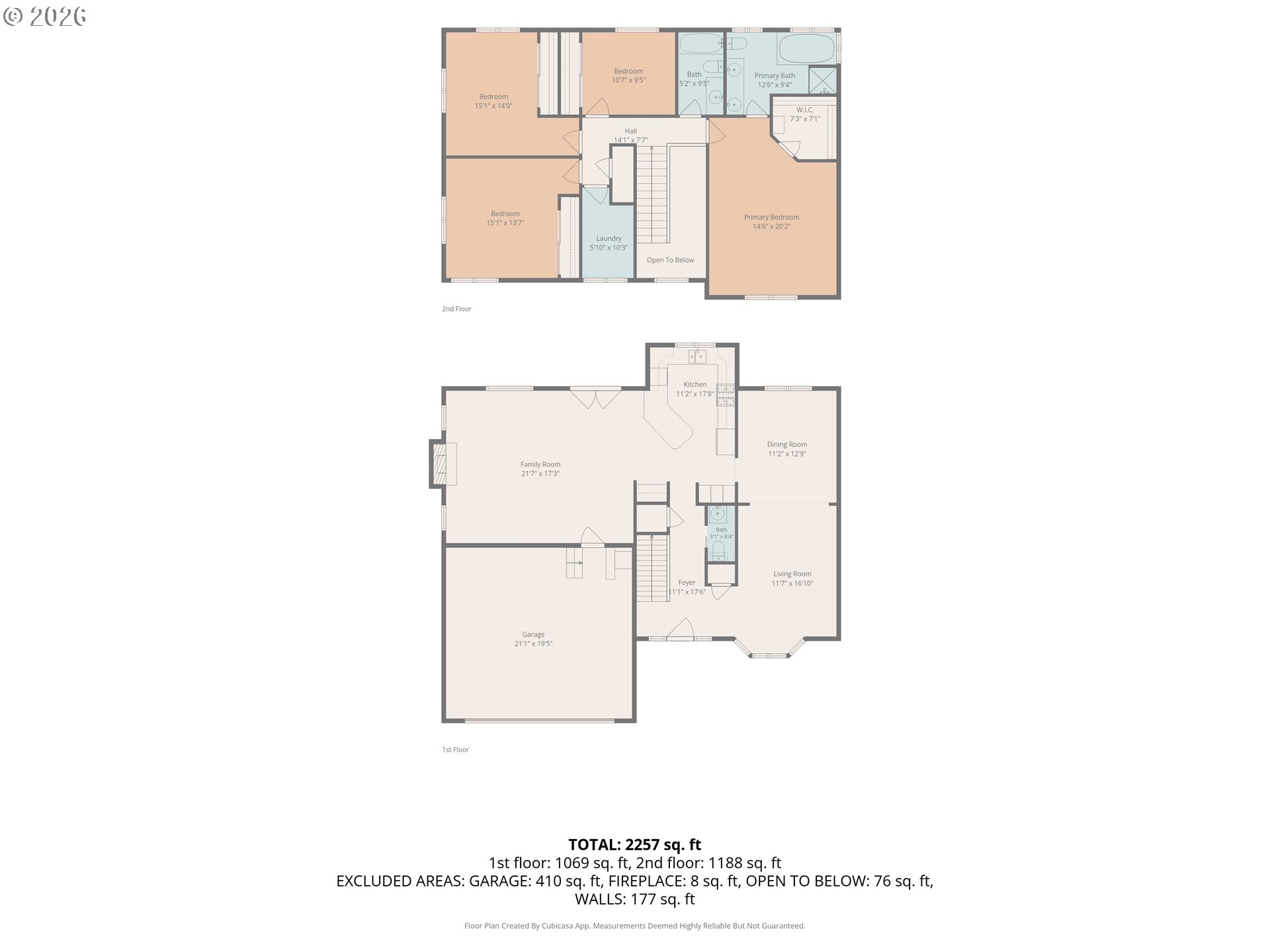2826 Northwest Sierra Place Camas, WA 98607 - Photo 43 of 43 Floor Plan