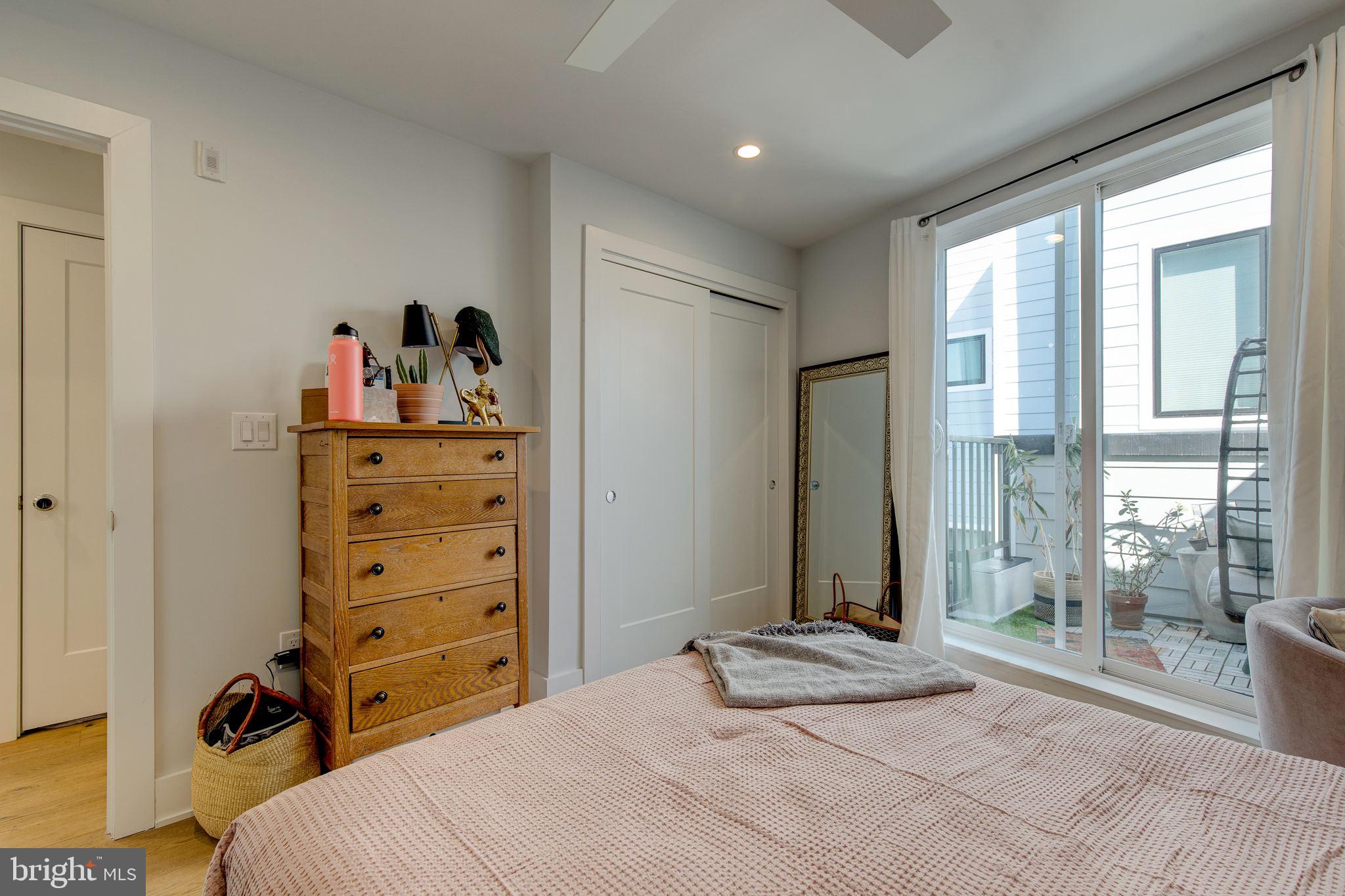212 Bainbridge Street, Unit 4 Philadelphia, PA 19147 - Photo 18 of 27 Primary Bedroom with Balcony