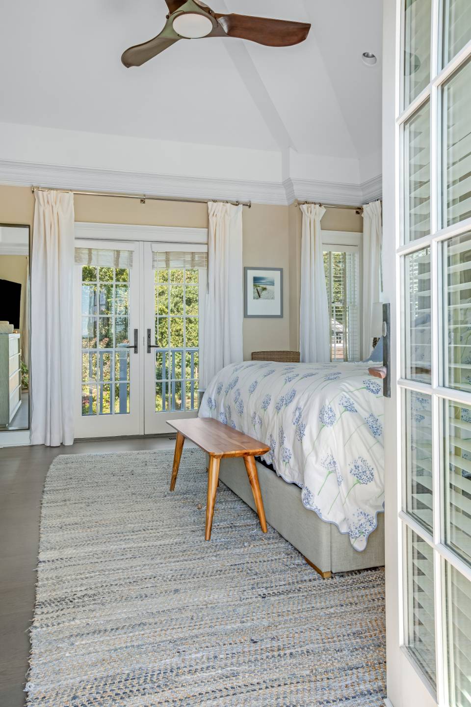 21 Tara Road Montauk, NY 11954 - Photo 11 of 37 a bedroom with a bed and a window