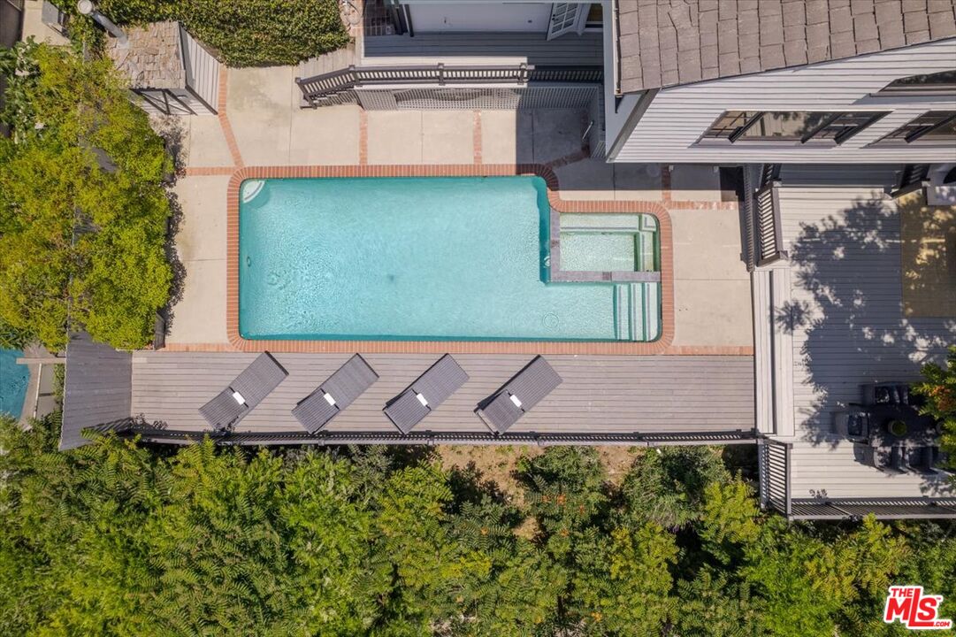 3983 Sunswept Drive Studio City, CA 91604 - Photo 53 of 53 an aerial view of a house with a garden
