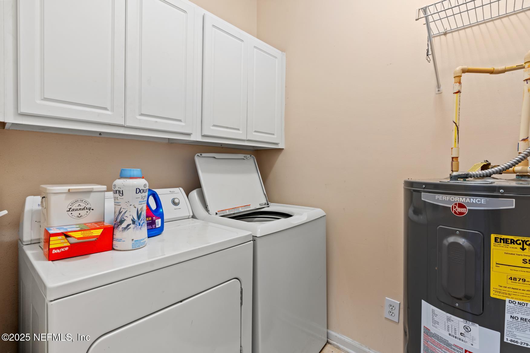 8601 Beach Boulevard, Unit 905 Jacksonville, FL 32216 - Photo 16 of 27 a utility room with dryer and washer