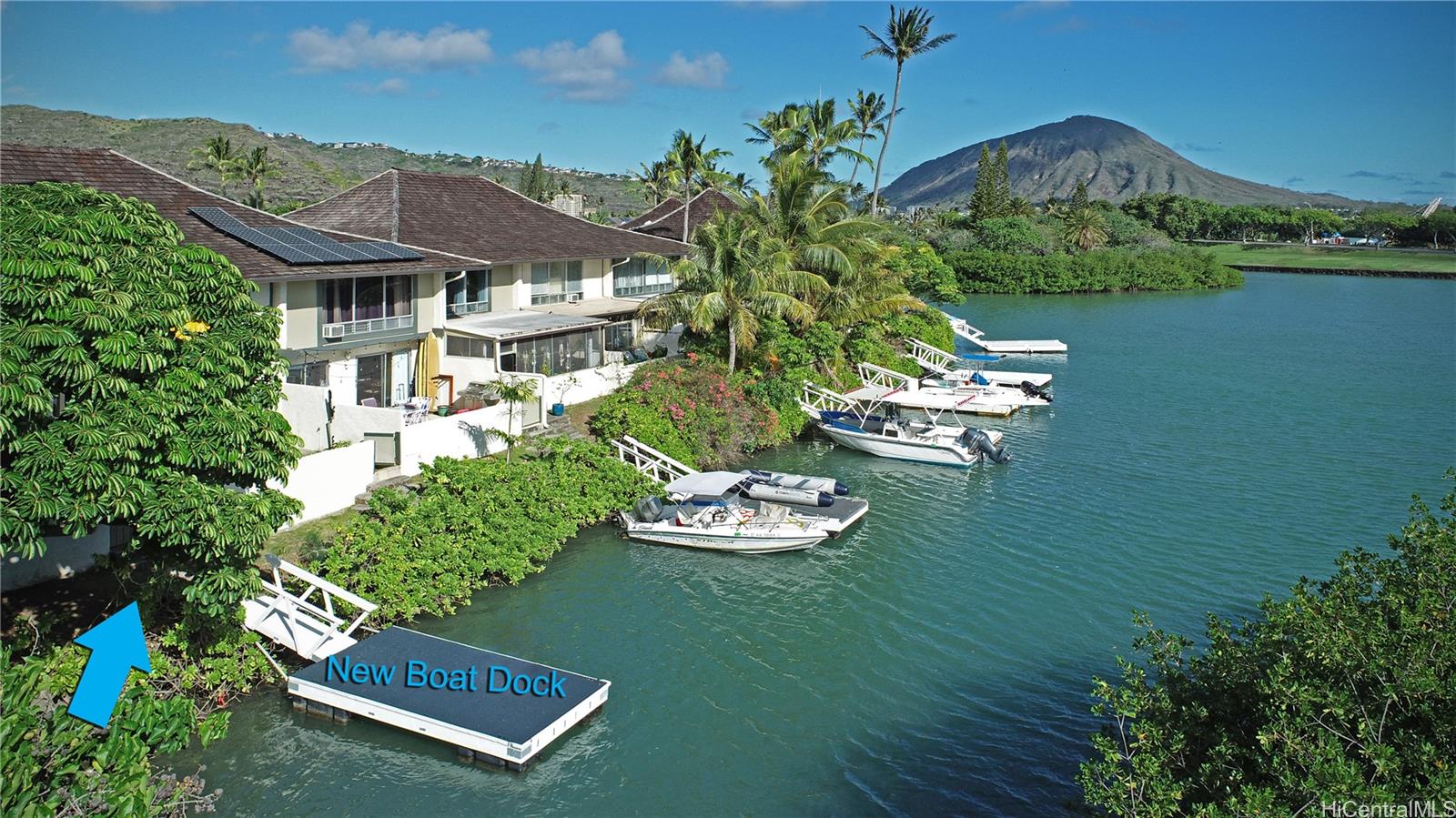 205 Kawaihae Street, Unit A2 Honolulu, HI 96825 - Photo 1 of 1 an aerial view of a house with garden space and lake view