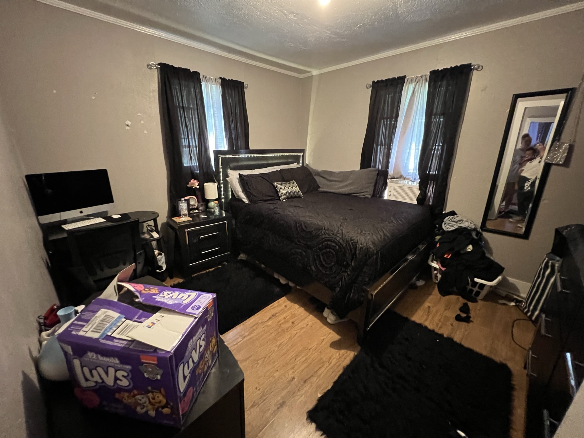 1400 Old Dover Road Clarksville, TN 37042 - Photo 21 of 65 a bedroom with a bed and flat screen tv