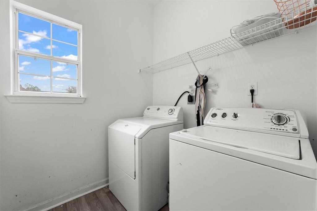 525 Michael Circle Monroe, GA 30655 - Photo 16 of 42 a utility room with dryer and washer