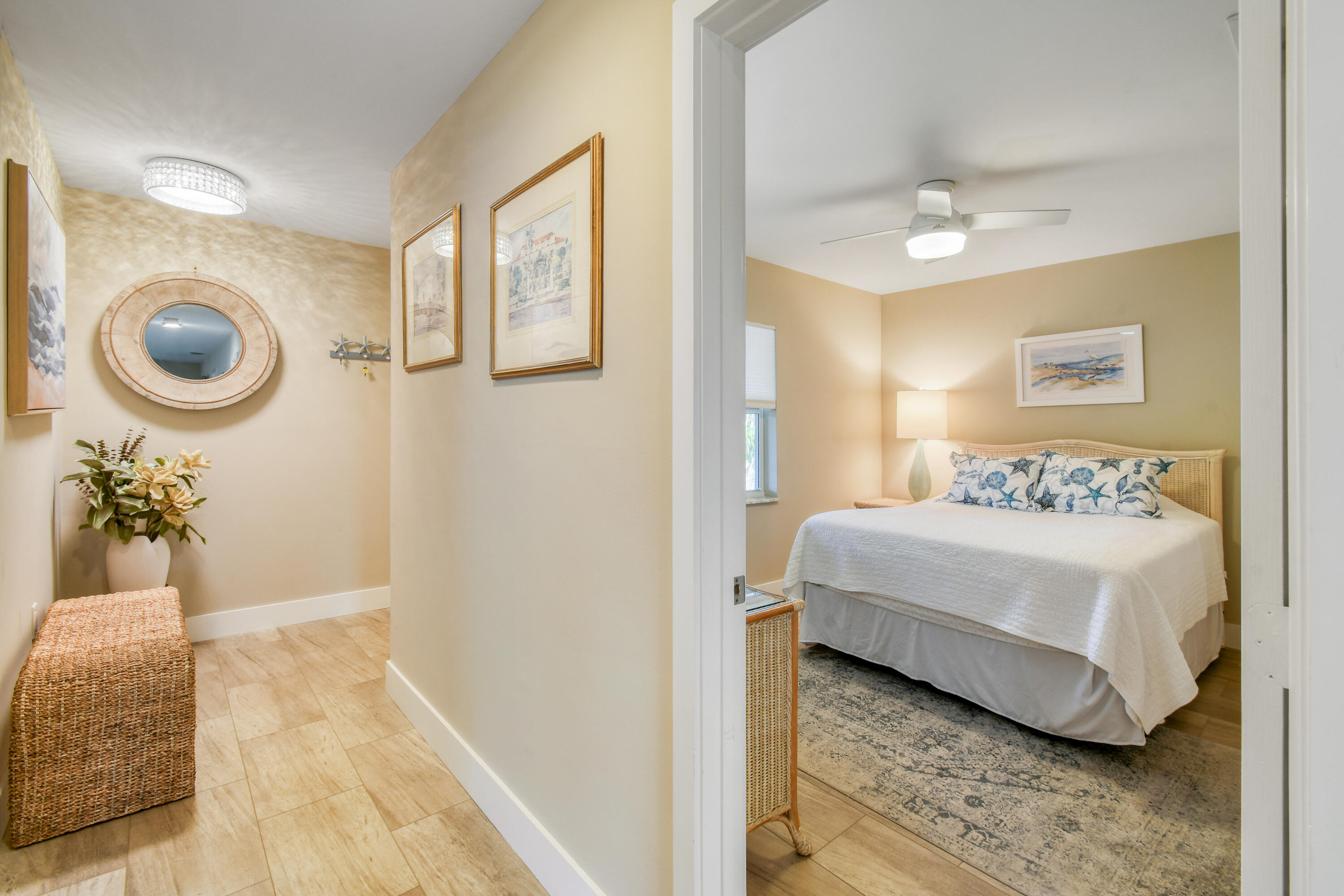 717 Highway 1, Unit 508 Jupiter, FL 33477 - Photo 27 of 66 a bathroom with a granite countertop sink and a mirror