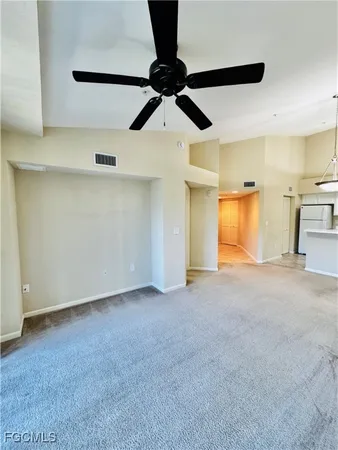 a view of a garage