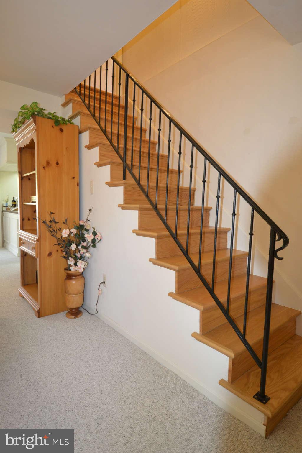 7467 Clifton Road Clifton, VA 20124 - Photo 15 of 30 Pretty Staircase to Finished Lower Level
