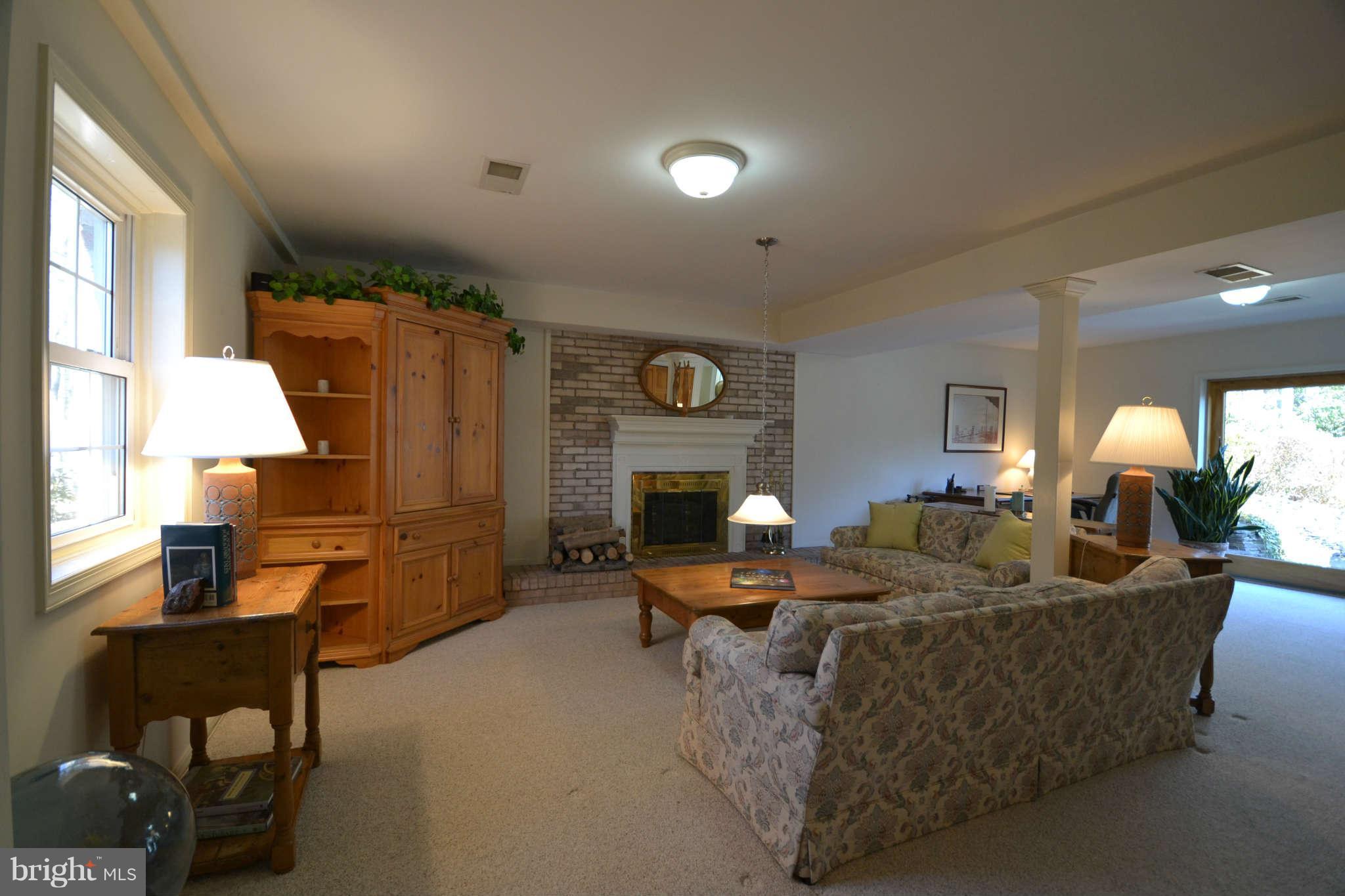 7467 Clifton Road Clifton, VA 20124 - Photo 16 of 30 Berber Carpet, Custom Mantel & Lots of Windows