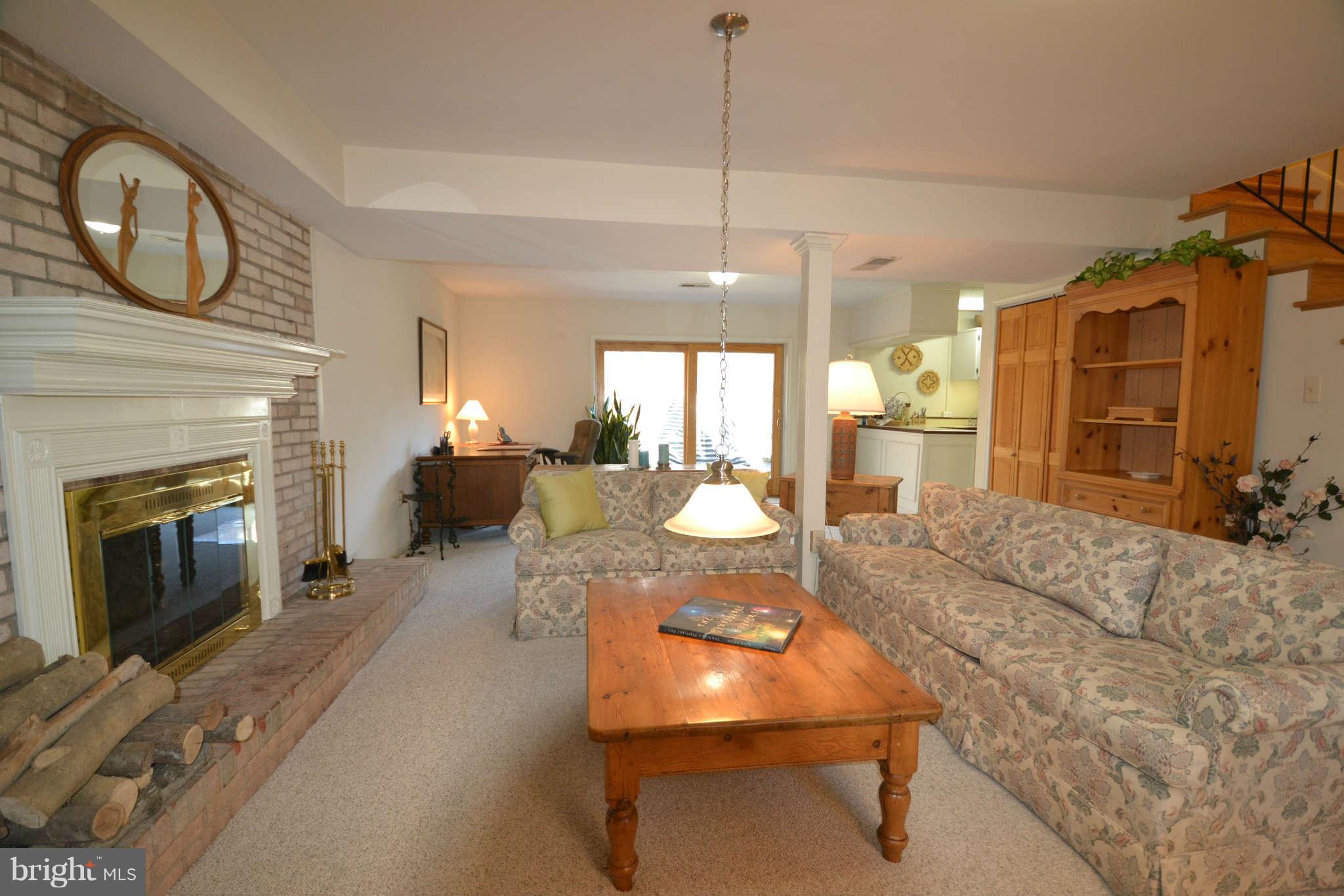 7467 Clifton Road Clifton, VA 20124 - Photo 17 of 30 Family Room Opens to Gorgeous Stone Patio
