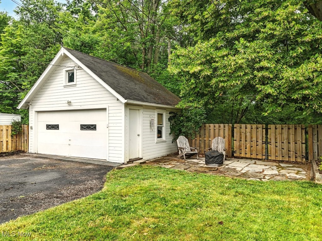 2380 Ashurst Road University Heights, OH 44118 - Photo 5 of 50 2 car garage, patio area with gate to rear fenced yard