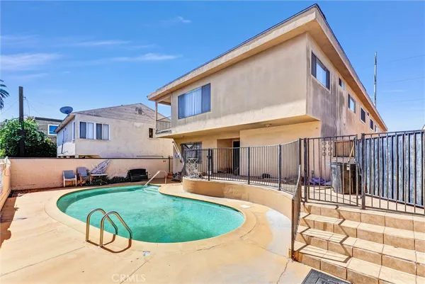 a backyard of a house