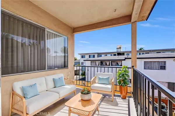 a outdoor living with furniture