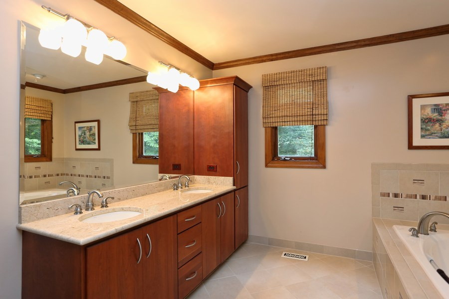 1420 Bascomb Drive Raleigh, NC 27614 - Photo 14 of 23 Newly remodeled this master bath is a must see! Separate large tiled shower and tub. Granite counter tops and more. Master Bath