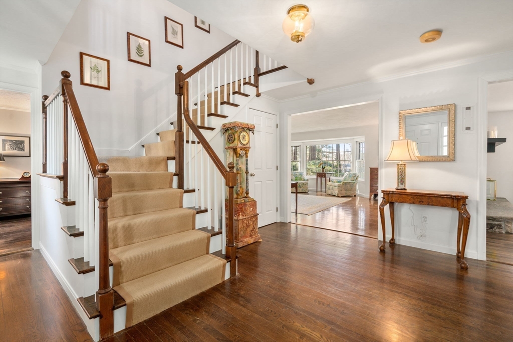 15 Bradyll Road Weston, MA 02493 - Photo 18 of 36 a view of entryway and hall with wooden floor
