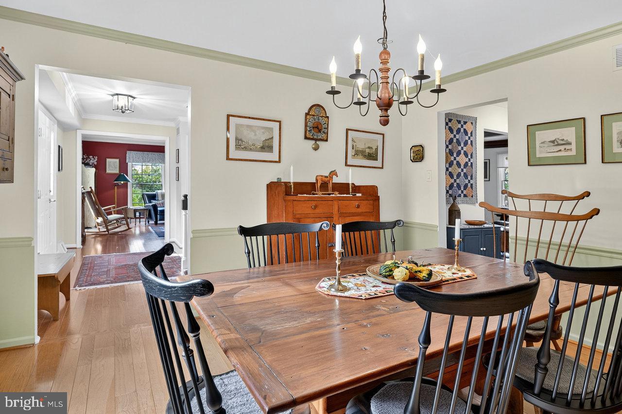4 Locke Court Ewing, NJ 08628 - Photo 12 of 43 a view of a dining room with furniture and wooden floor