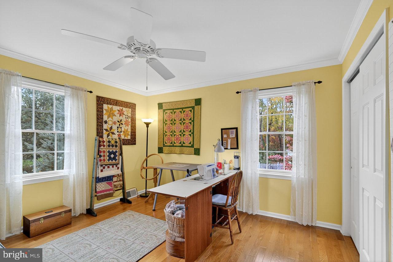 4 Locke Court Ewing, NJ 08628 - Photo 31 of 43 a workspace with hardwood table and windows