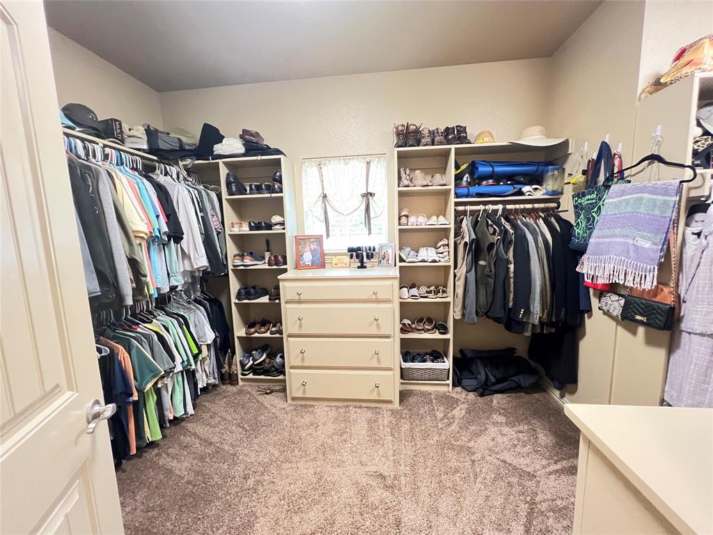 187 Private Road 5987 Yantis, TX 75497 - Photo 32 of 40 Spacious closet featuring carpet floors