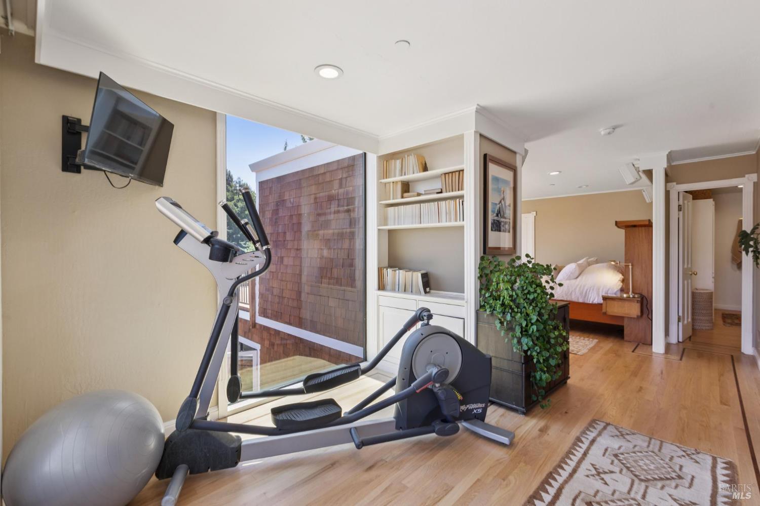 222 Marguerite Avenue Mill Valley, CA 94941 - Photo 33 of 59 a view of a room with gym equipment